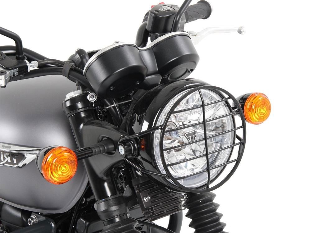 Hepco&Becker Scheinwerfergitter für Triumph Bonneville T100/ Black ab 2017