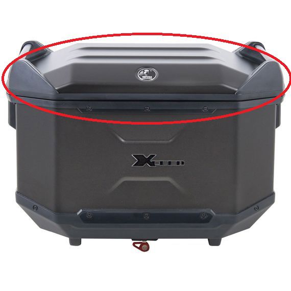 Hepco&Becker Deckel Jet Black für Xceed Topcase