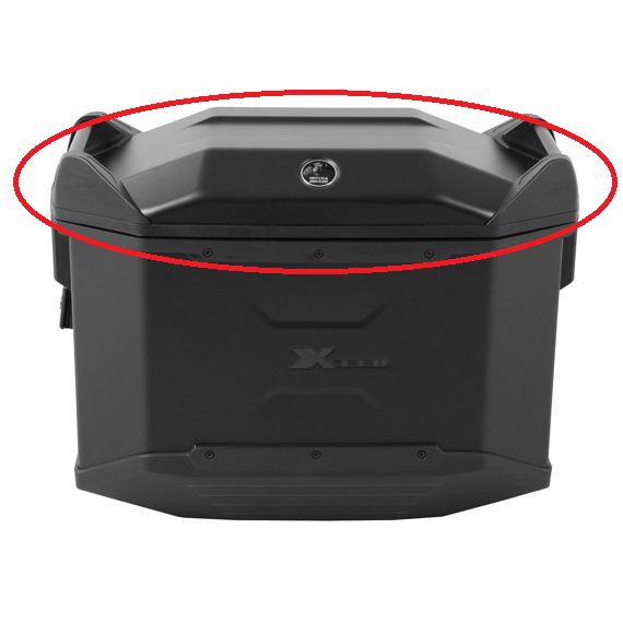 Hepco&Becker Deckel Jet black für Xceed 38Liter Seitenkoffer