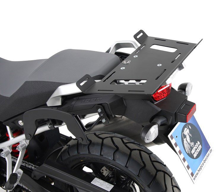 Hepco&Becker Top-Gepäckträgererweiterung schwarz für Suzuki DL1000 / XT von 2014 bis 2019