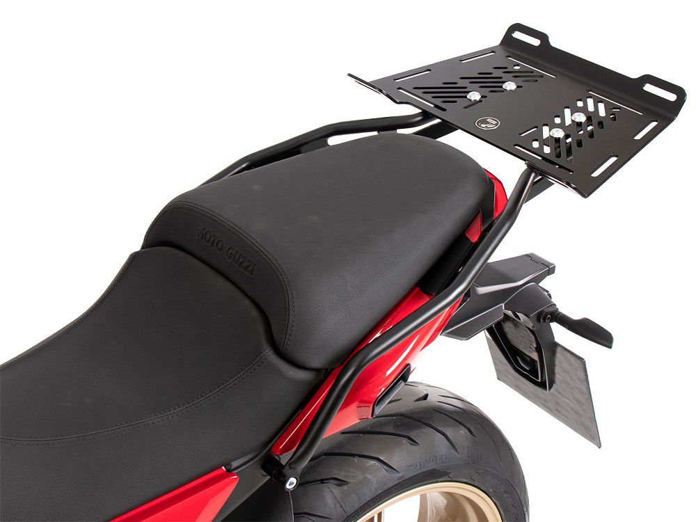 Hepco&Becker Topcaseträgererweiterung schwarz für Moto Guzzi V100 Mandello / S ab 2022