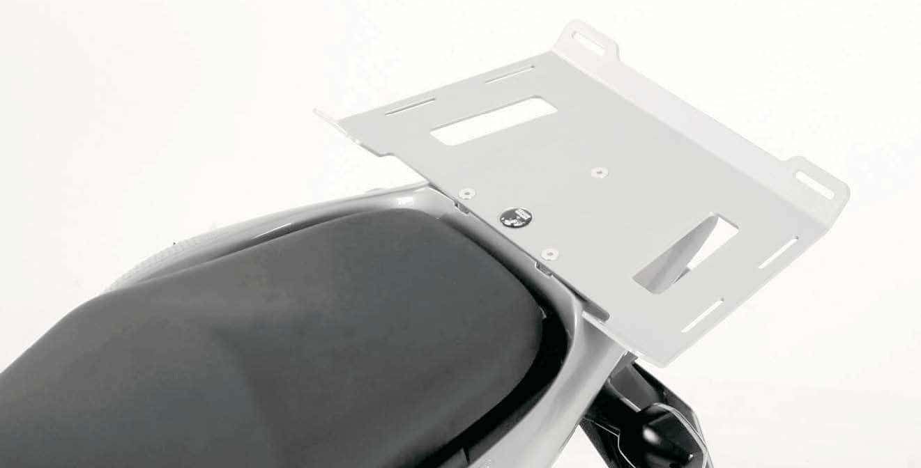 Hepco&Becker Topcaseträgererweiterung silber für Honda XL650V von 2000 bis 2007 / Varadero 125 von 2007 bis 2012