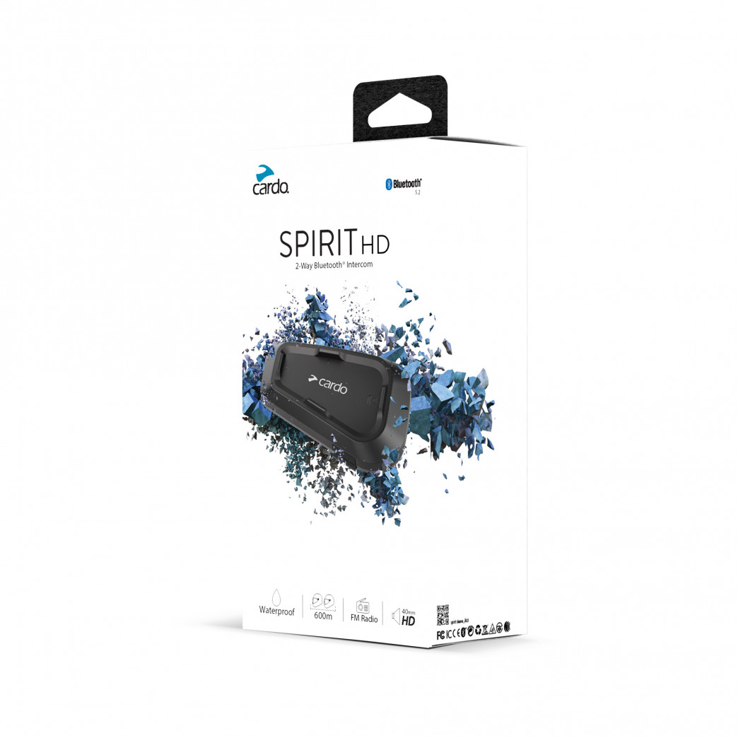 Cardo Spirit HD Gegensprechanlage Single