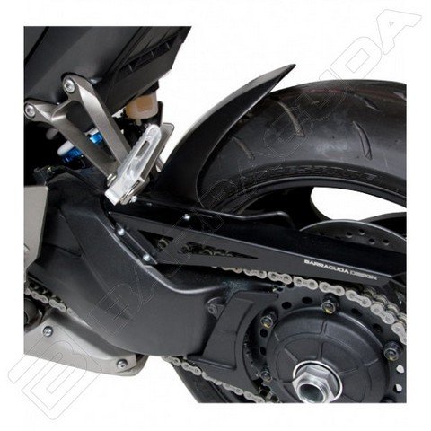 Barracuda Hinterradabdeckung Honda CB1000R matt schwarz + Kettenschutz alu schwarz