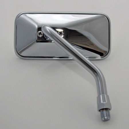 Chopper Spiegel rectangular rechts Chrome per stuk