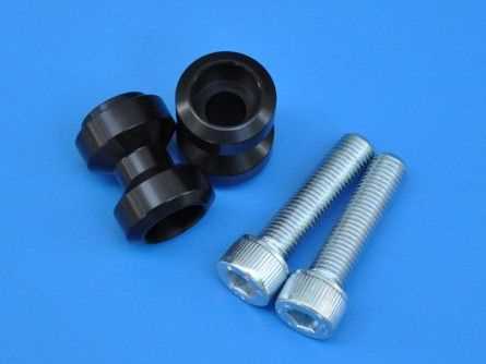 MP Bobbins Alu schwarz M10 Paar