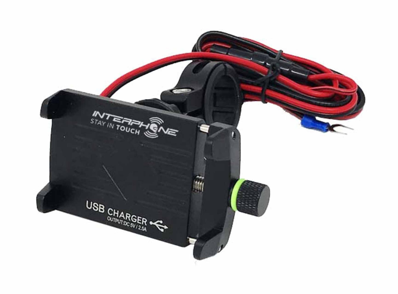 Interphone Motorcrab Evo Aluminium USB Universal Telefonhalter