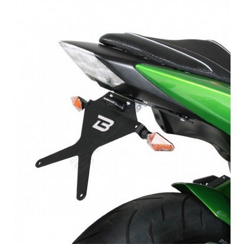 Barracuda Kennzeichenhalter Kawasaki Z1000 2007 - 2009 / Z750R 2011 - 2015 / Z750 2007 - 2014