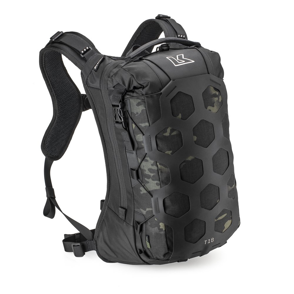 Kriega Trail 18 Rucksack – Schwarz/Camo