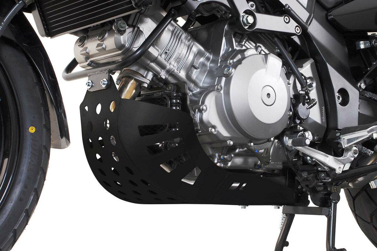 SW-Motech Kurbelgehäuseschutz Schwarz Suzuki DL 1000 V-Strom / Kawasaki KLV 1000