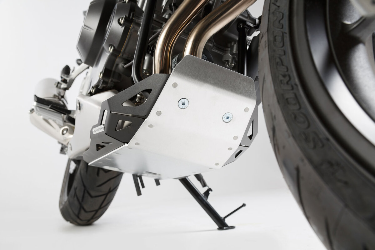 SW-Motech Kurbelgehäuseschutz Schwarz/Silber Honda CB 500 X 2013-2018