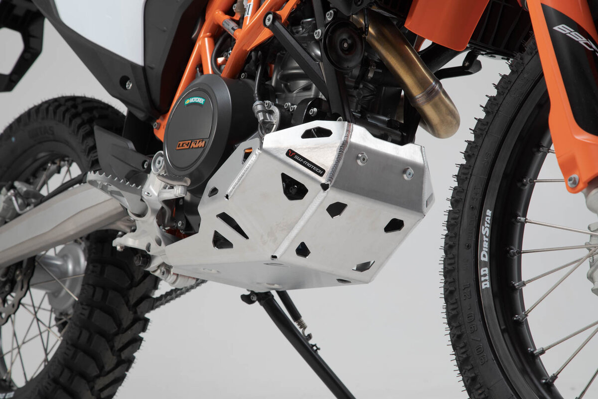 SW-Motech Kurbelgehäuseschutz Silber KTM 690 Enduro / R / 690 SMC R Ab 2019