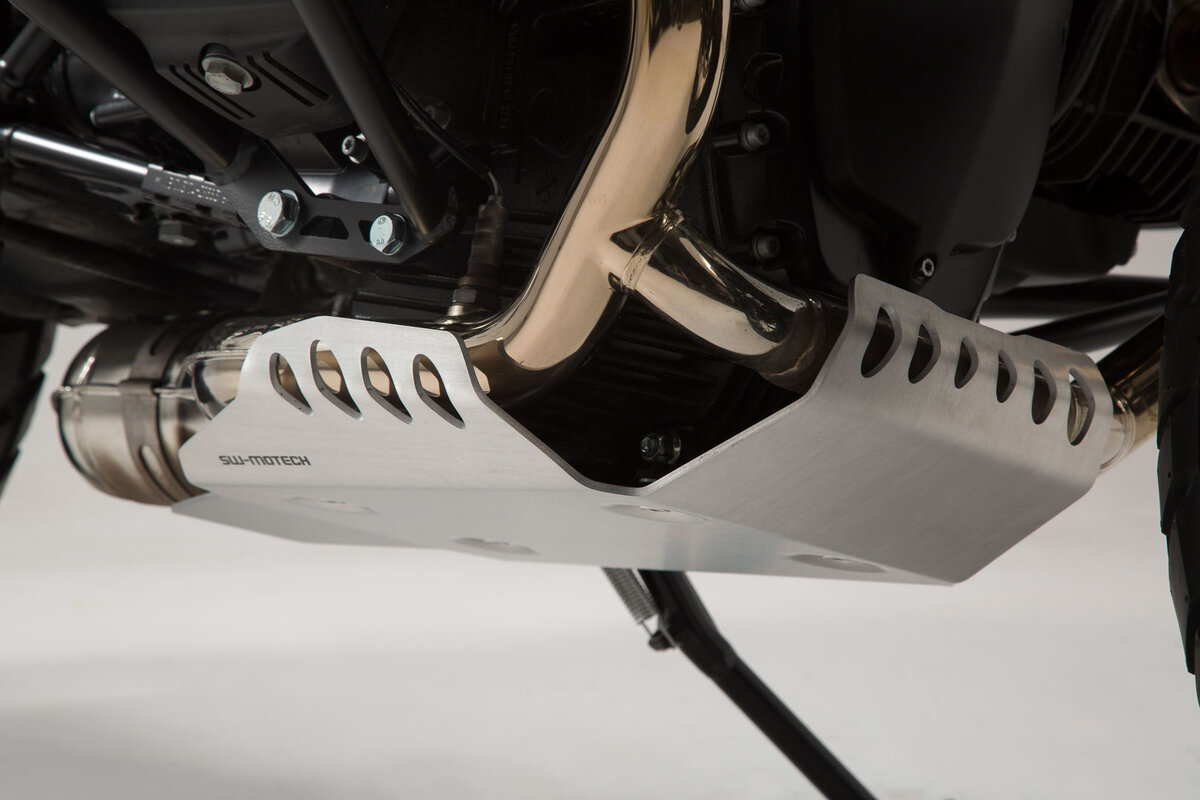 SW-Motech Kurbelgehäuseschutz Silber BMW R NineT / Urban G / S / Pure / Racer / Scrambler Ab 2014