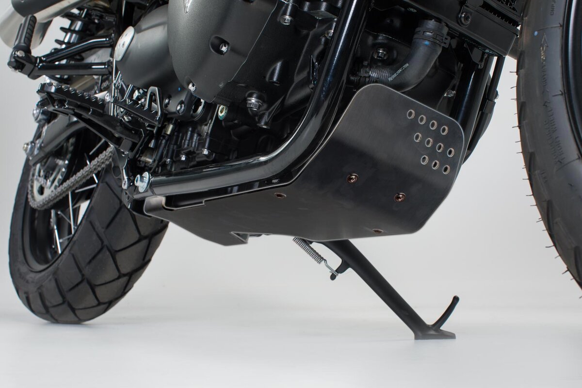 SW-Motech Kurbelgehäuseschutz Schwarz Triumph Bonneville / Speed / Street / Thruxton