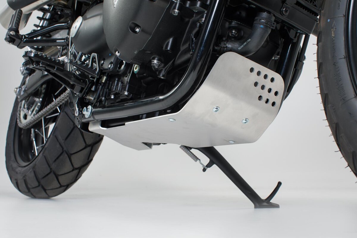SW-Motech Kurbelgehäuseschutz Silber Triumph Bonneville / Speed / Street / Thruxton