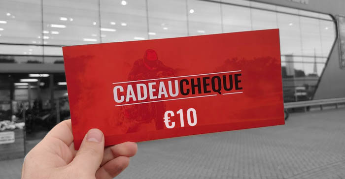 Geschenkgutschein 10 Euro für Motorcorner & Motorcenter Venlo