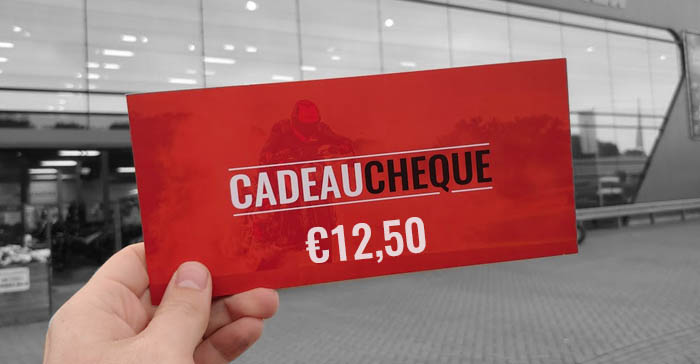 Geschenkgutschein 12,50 Euro für Motorcorner & Motorcenter Venlo
