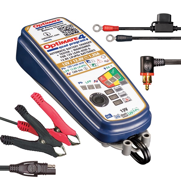 Optimate 4 Quad Program Premium Gold Batterieladegerät TM630-PR
