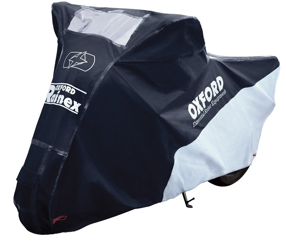 Motorradabdeckung Oxford Rainex Deluxe Regen und Staub