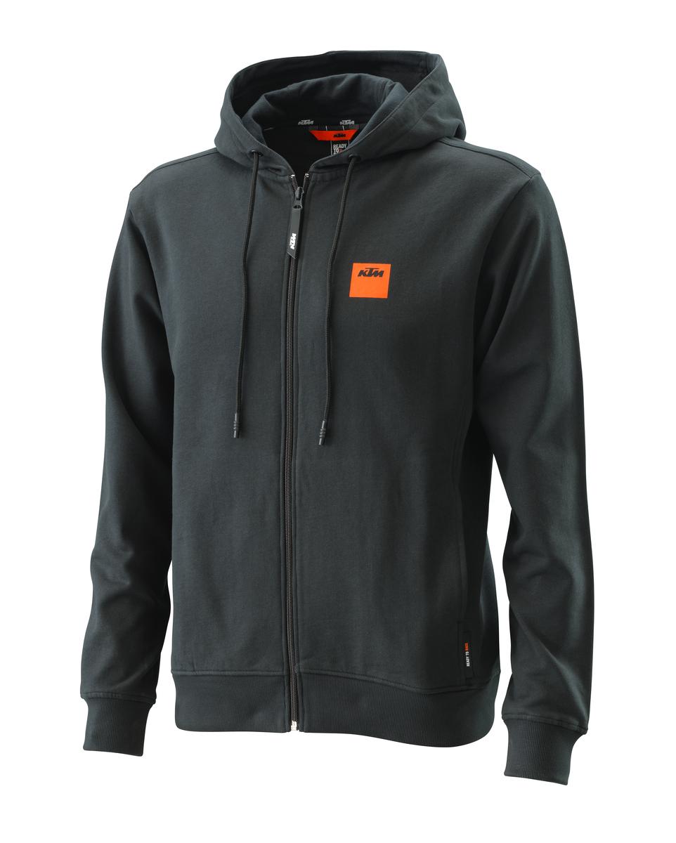 KTM Pure Racing Hoodie mit Reissverschluss und Kapuze Größe S