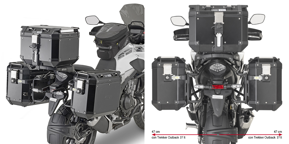 Givi PLO1171CAM Seitenkofferträger Trekker Outback Honda CB 500 X ab 2019