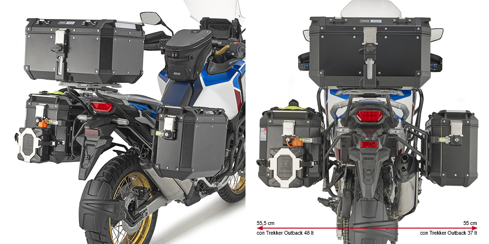 Givi PLO1178CAM Seitenkofferträger für Trekker Outback Seitenkoffer Honda CRF 1100 L Africa Twin / Adventure Sports