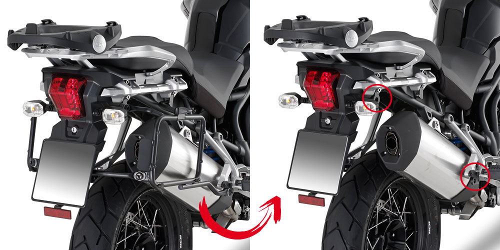 Givi PLR6408 Monokey Seitenkofferträger Triumph Tiger Explorer 1200 / Tiger 1200