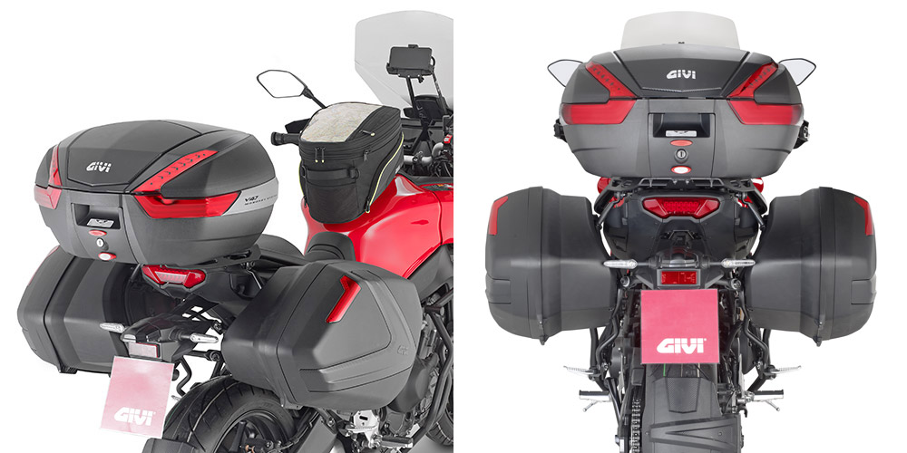 GIVI PLX2159 Seitenkofferträger für Givi V35 / V37 Seitenkoffer Yamaha Tracer 9 ab 2021