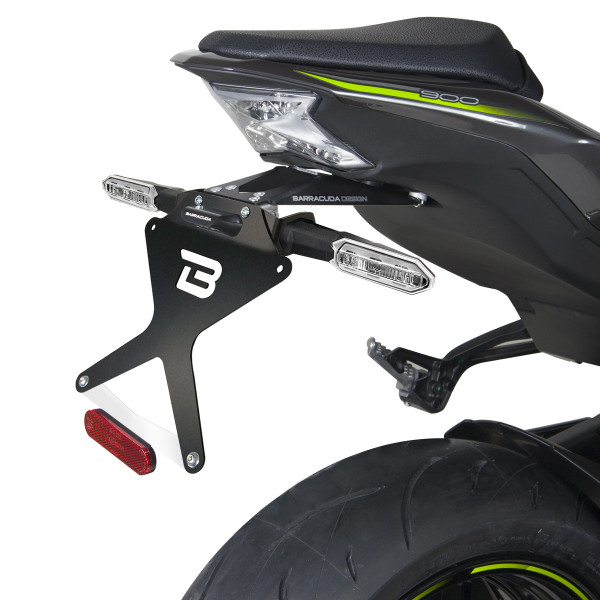 Barracuda Kennzeichenhalter für Originalblinker Kawasaki Z 900 ab 2020