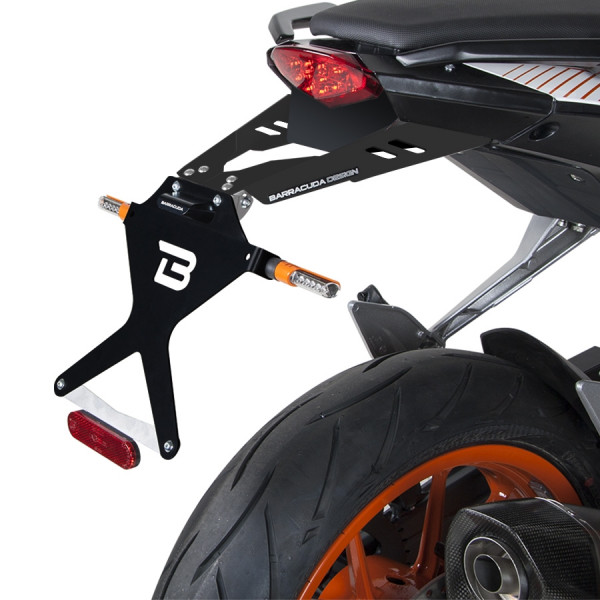 Barracuda Kennzeichenhalter KTM 125 / 250 / 390 Duke 2011-2016