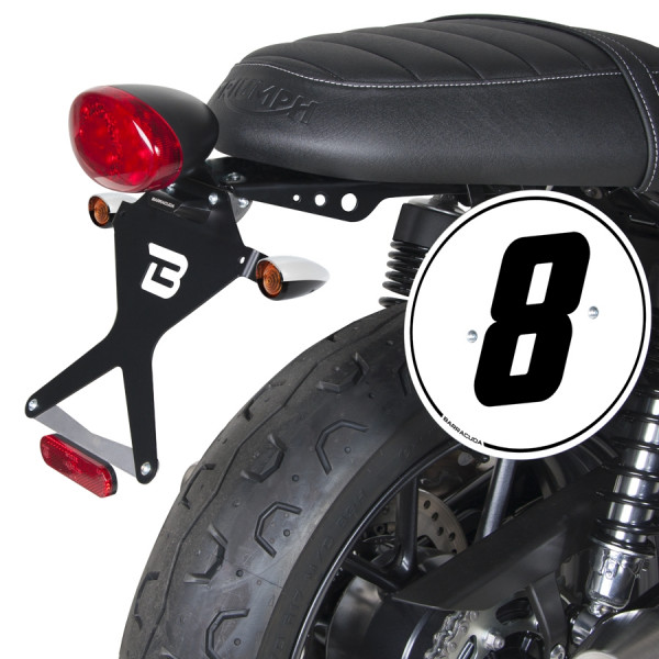 Barracuda Nummernschildhalter Naked Triumph Street Twin 2015-2021