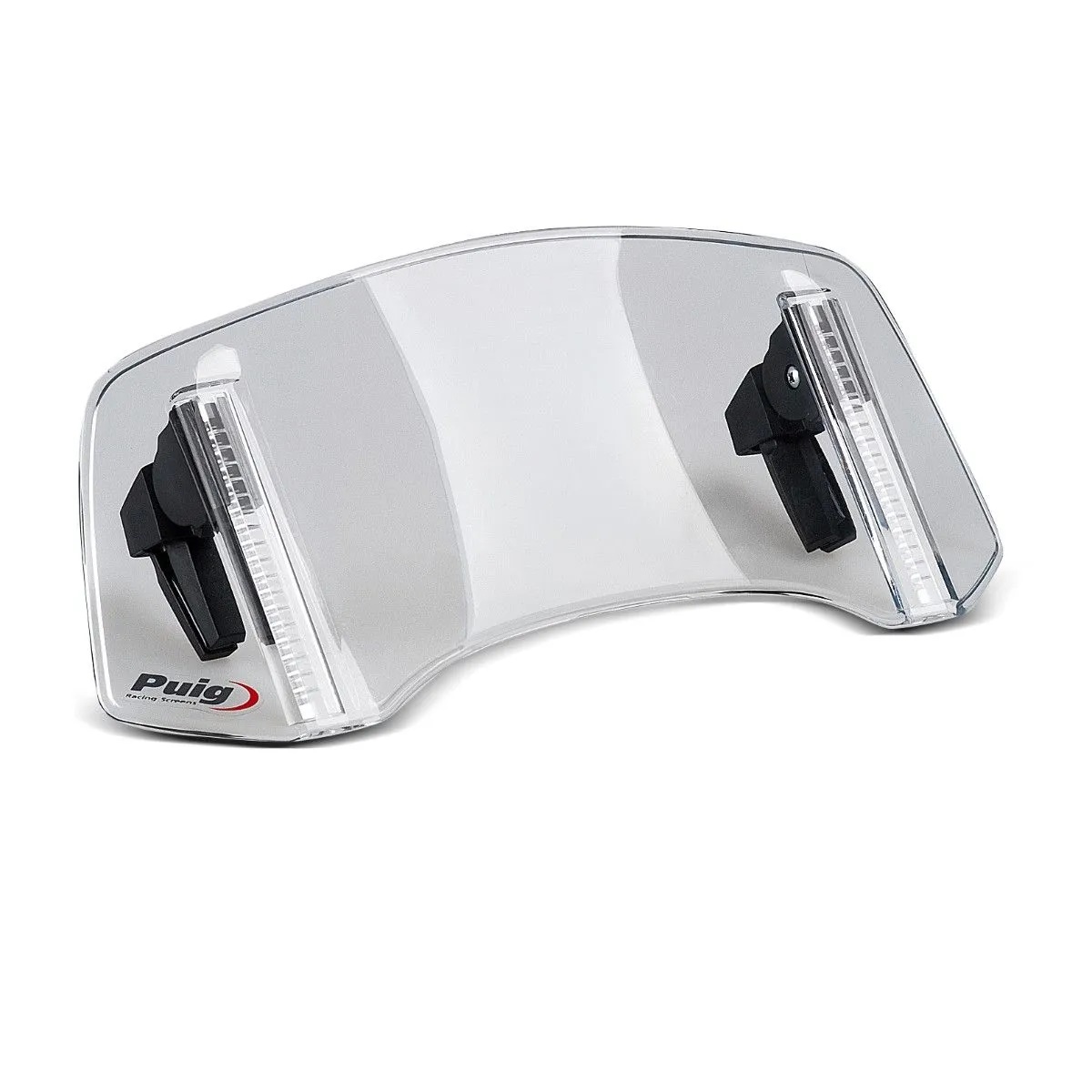 Puig Verstellbares Windshild-Spoiler 2.0 Clip-On Light Getönt 300 x 130 MM