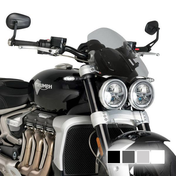 Puig Naked Tourenscheibe Triumph Rocket 3 R / Rocket 3 GT Ab 2020