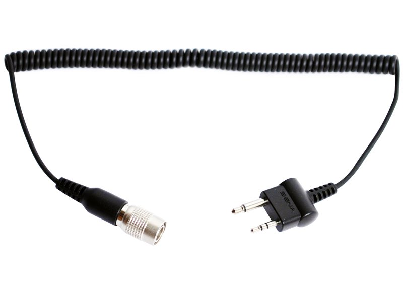 Sena 2-Wege SR10 RADIO CABLE, gerader Typ für MIDLAND und ICOM TWIN-PIN CONNECTOR SC-A0117
