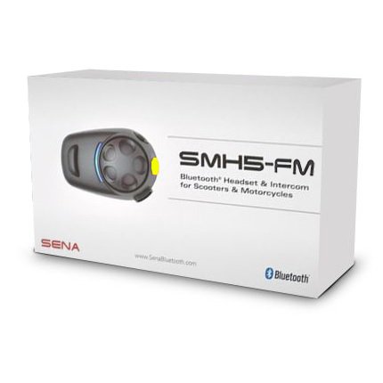 Sena SMH5-FM Bluetooth Kommunikationssystem Headset Single + FM-Tuner