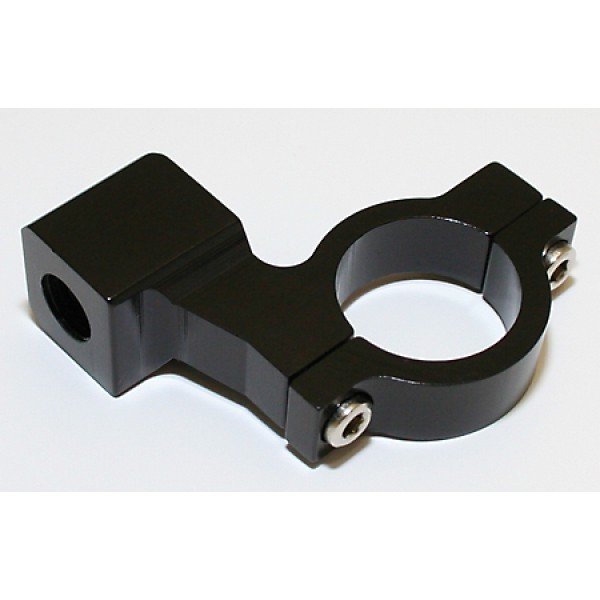 Spiegelschelle mit Rechtsgewinde für CNC 22mm schwarz