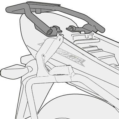 Givi SR3103 Topcase Gepäckträger Suzuki Inazuma 250 12-16