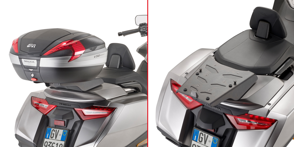 Givi SRA1172 Alu Monokey Topcaseträger Schwarz Honda GL 1800 Goldwing 2018-2021