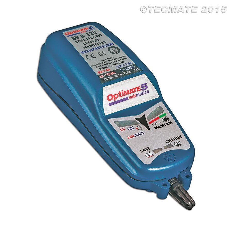 Optimate 5 Voltmatic 6 und 12 Volt Batterieladegerät / Wartungsgerät TM222