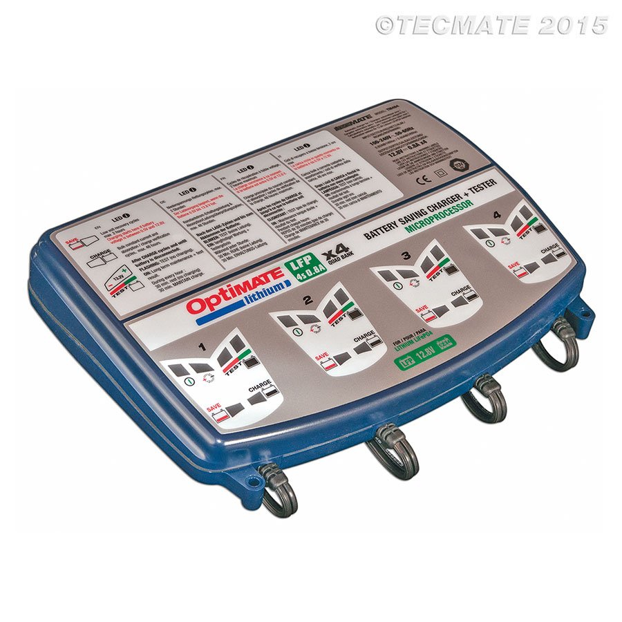 Optimate Lithium TM484 Batterieladegerät / Wartungsgerät 12 Volt 0,8 A x 4