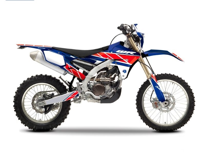 Kitgraphik Aufkleber Set Frankreich Weltmeister 2018 für Yamaha WRF 250 Bj. 2010