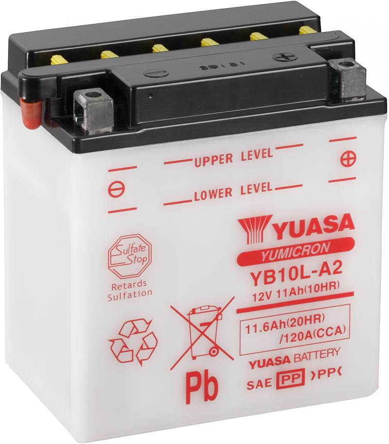 Yuasa Accu YB10L-B motorfiets accu (zonder zuur)