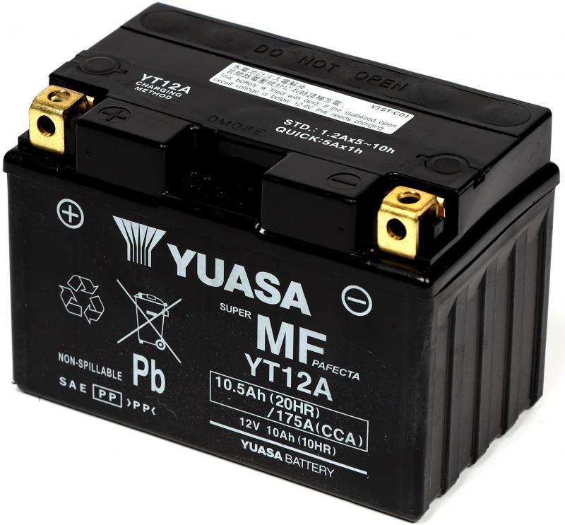 Yuasa Battery YT12A wartungsfreie Motorradbatterie