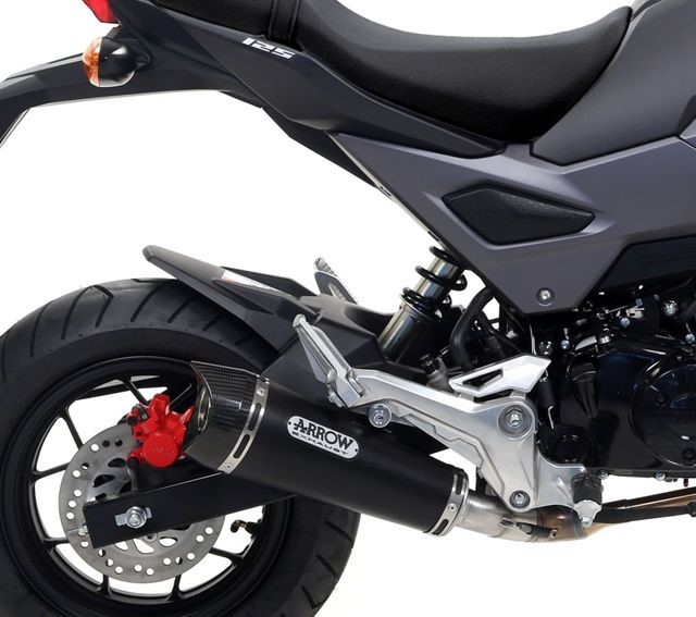 ARROW DARK X-KONE Motorrad Auspuff für Honda MSX125 von 2016 bis 2019