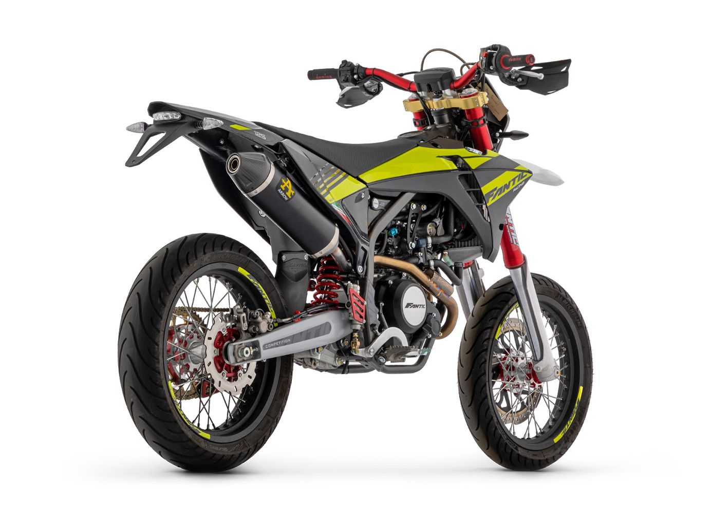 ARROW Dark Thunder Motorrad Auspuff für Fantic XEF und XMF 125 ab 2023