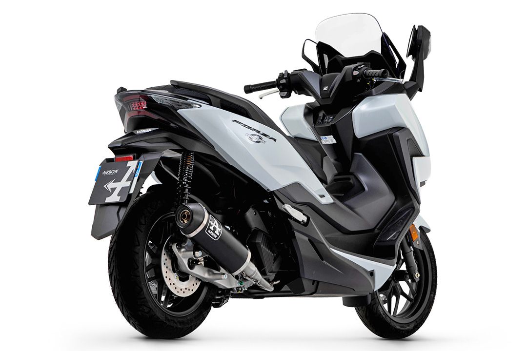 ARROW DARK Urban Motorrad Auspuff für Honda Forza 125 ab 2021