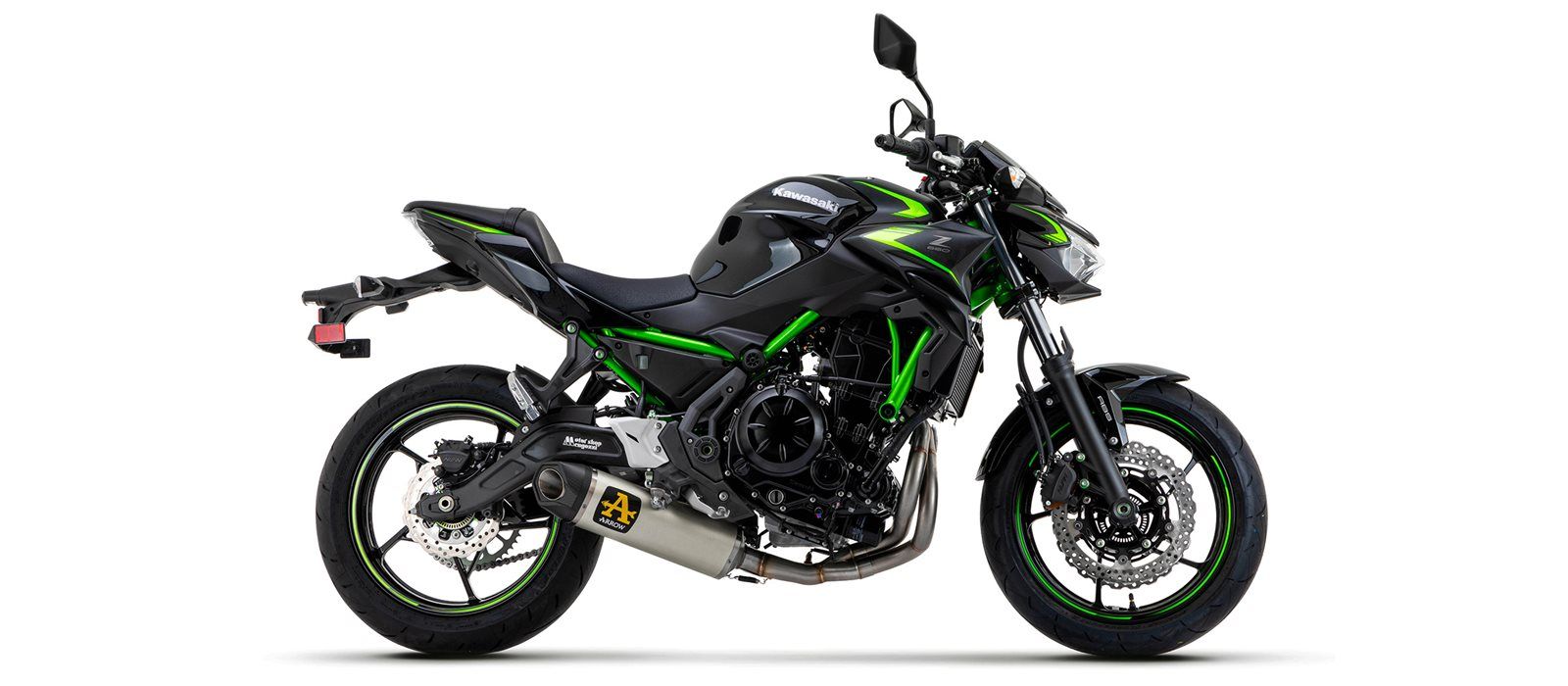 ARROW INDY RACE EVO Motorrad Auspuff für Kawasaki Z650 ab 2024