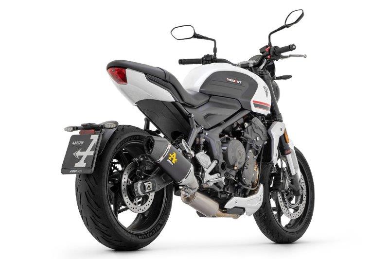 ARROW Komplette Motorradauspuffanlage mit VELOCE-Schalldämpfer für Triumph Trident 660 ab 2021
