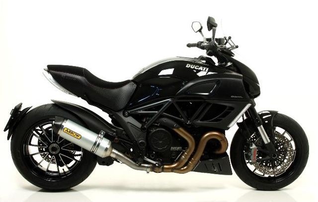 ARROW RACE TECH Motorrad Auspuff für Ducati Multistrada und Diavel von 2010 und 2011