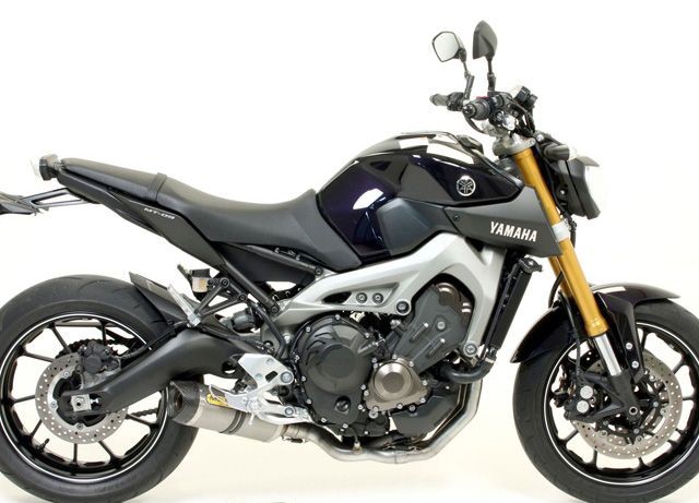 ARROW Dark Thunder Motorrad Auspuff für Yamaha MT09 RN29 ab 2013